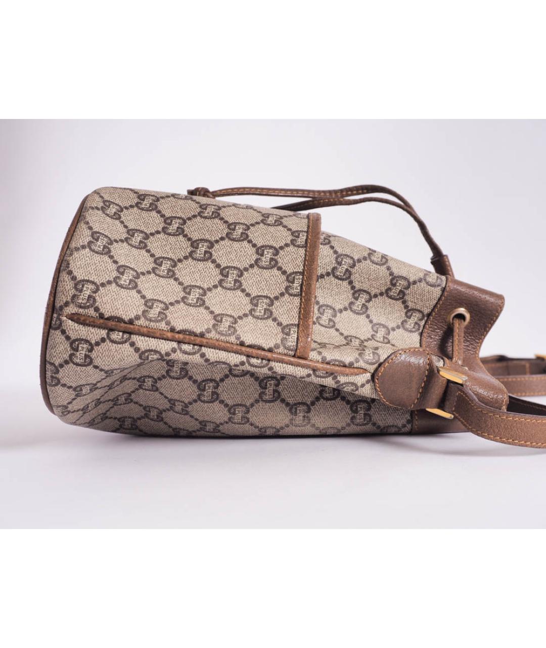 GUCCI Коричневая сумка тоут, фото 3