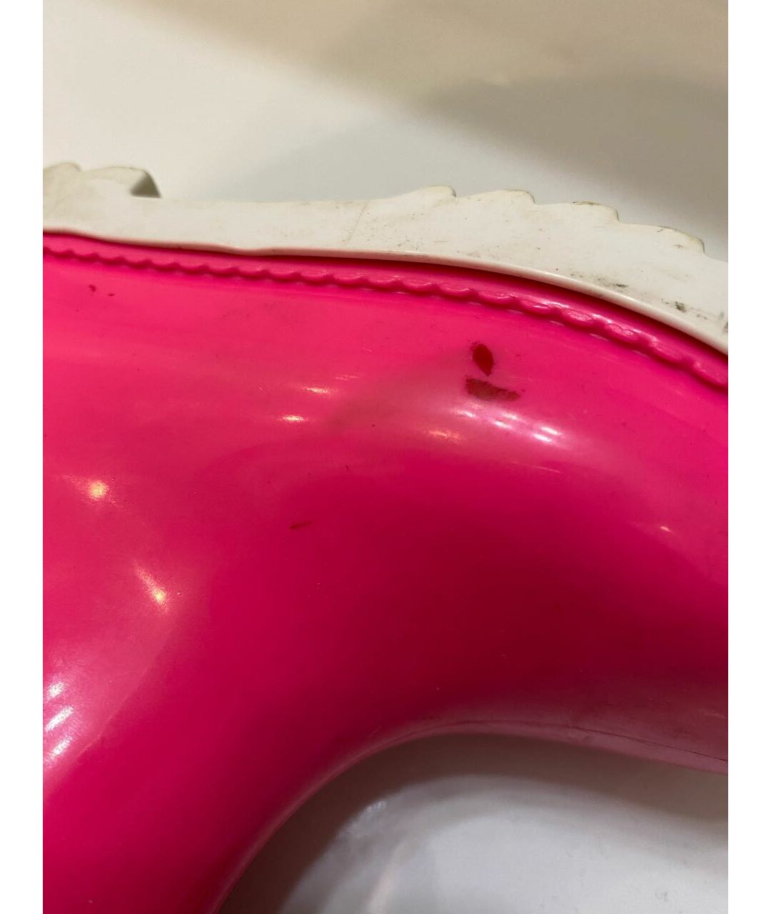 MINI MELISSA Розовые резиновые сапоги, фото 5