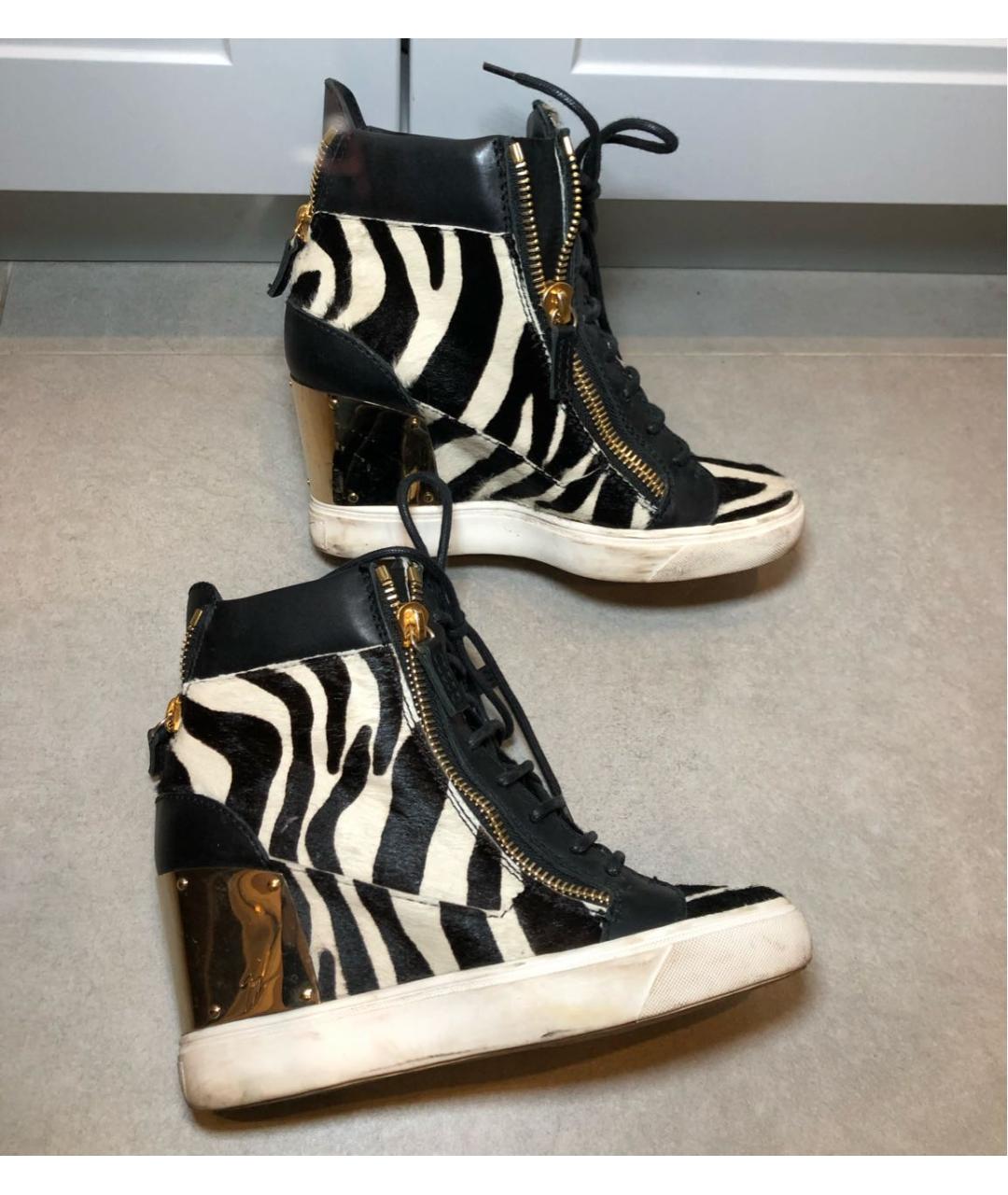 GIUSEPPE ZANOTTI DESIGN Мульти текстильные ботильоны, фото 4