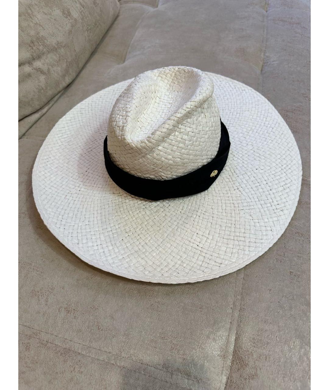 MELISSA ODABASH Белая соломенная шляпа, фото 5