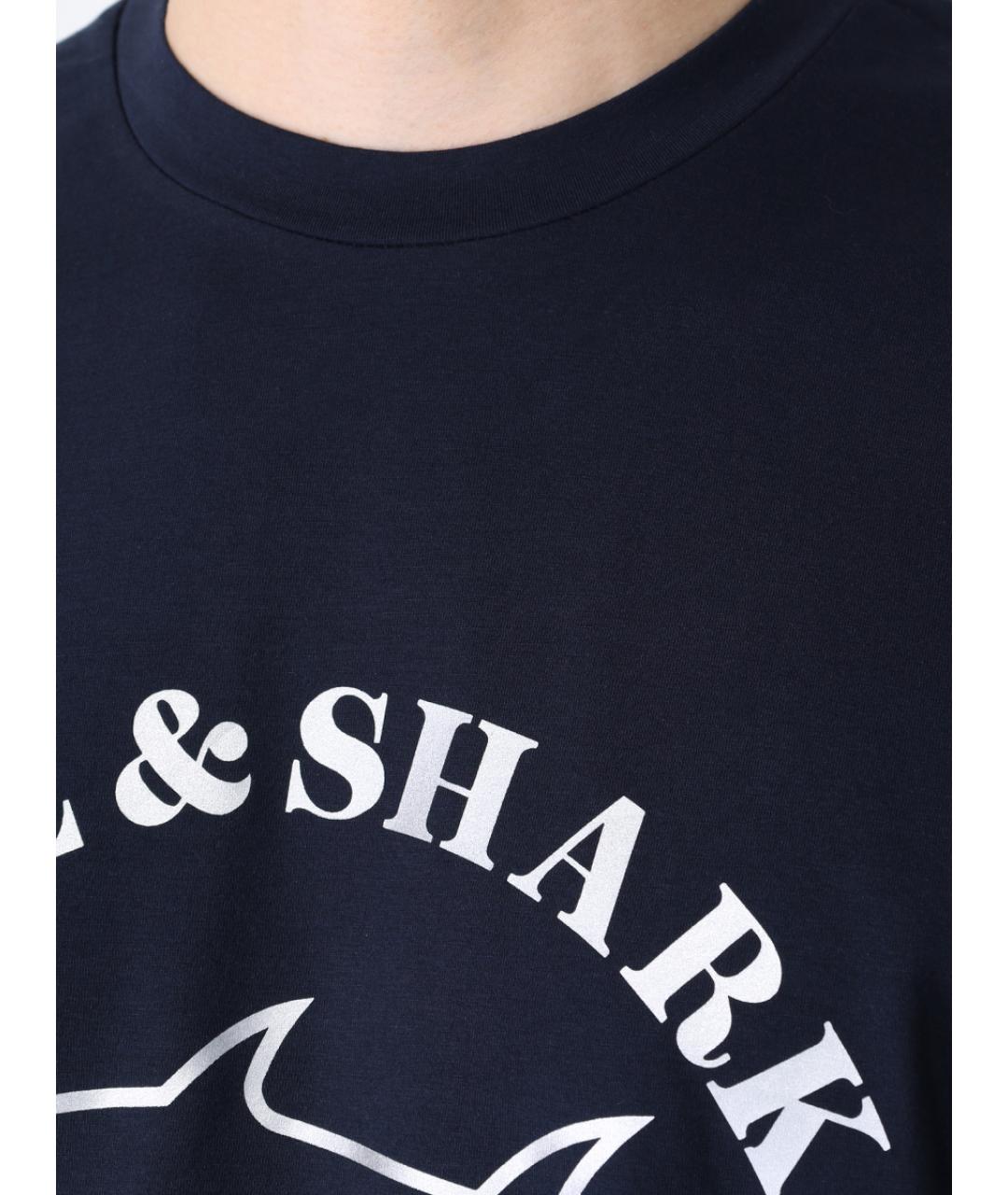 PAUL & SHARK Синяя футболка, фото 5