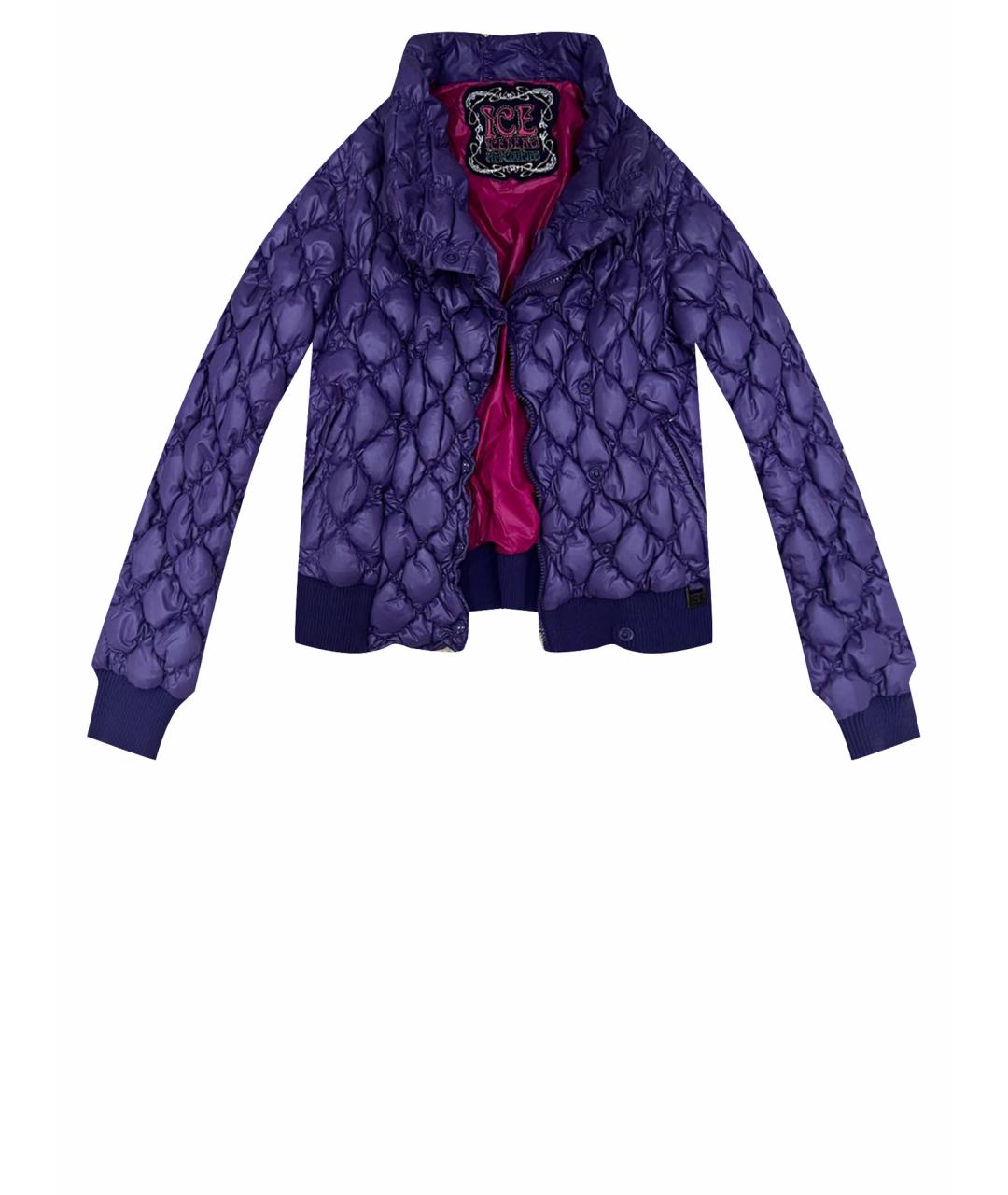 ICEBERG Фиолетовая полиамидовая куртка, фото 1