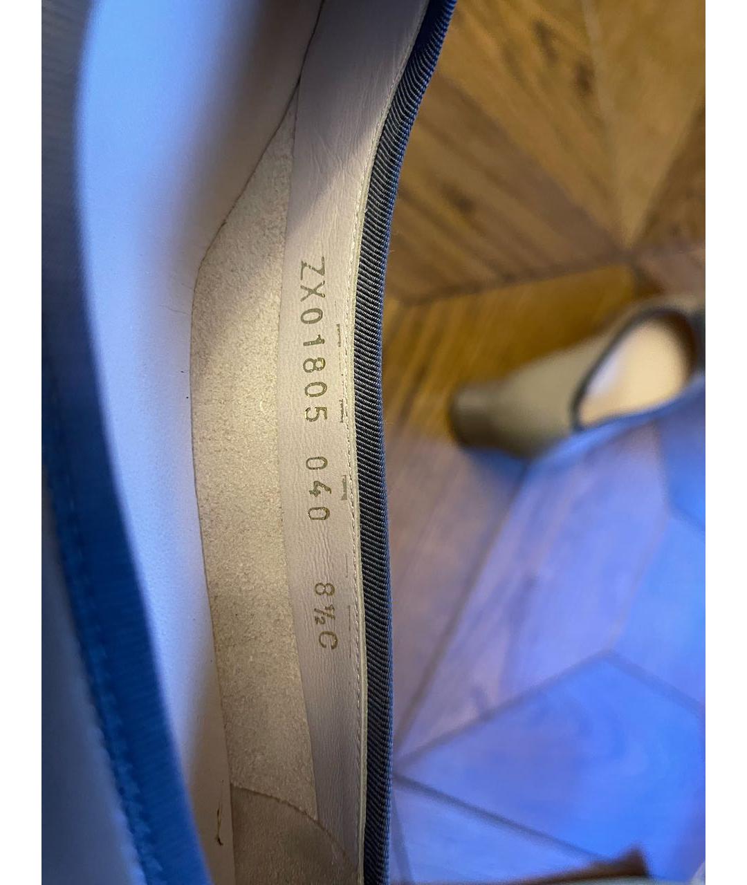 SALVATORE FERRAGAMO Бежевые туфли из лакированной кожи, фото 7