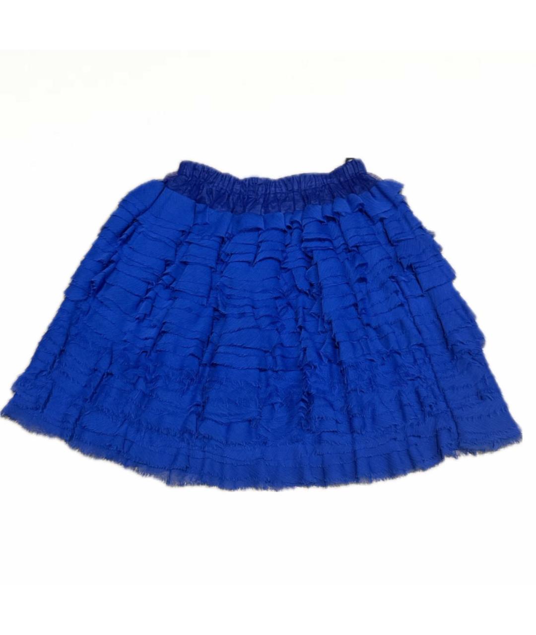 MI MI SOL Синяя полиэстеровая юбка, фото 1