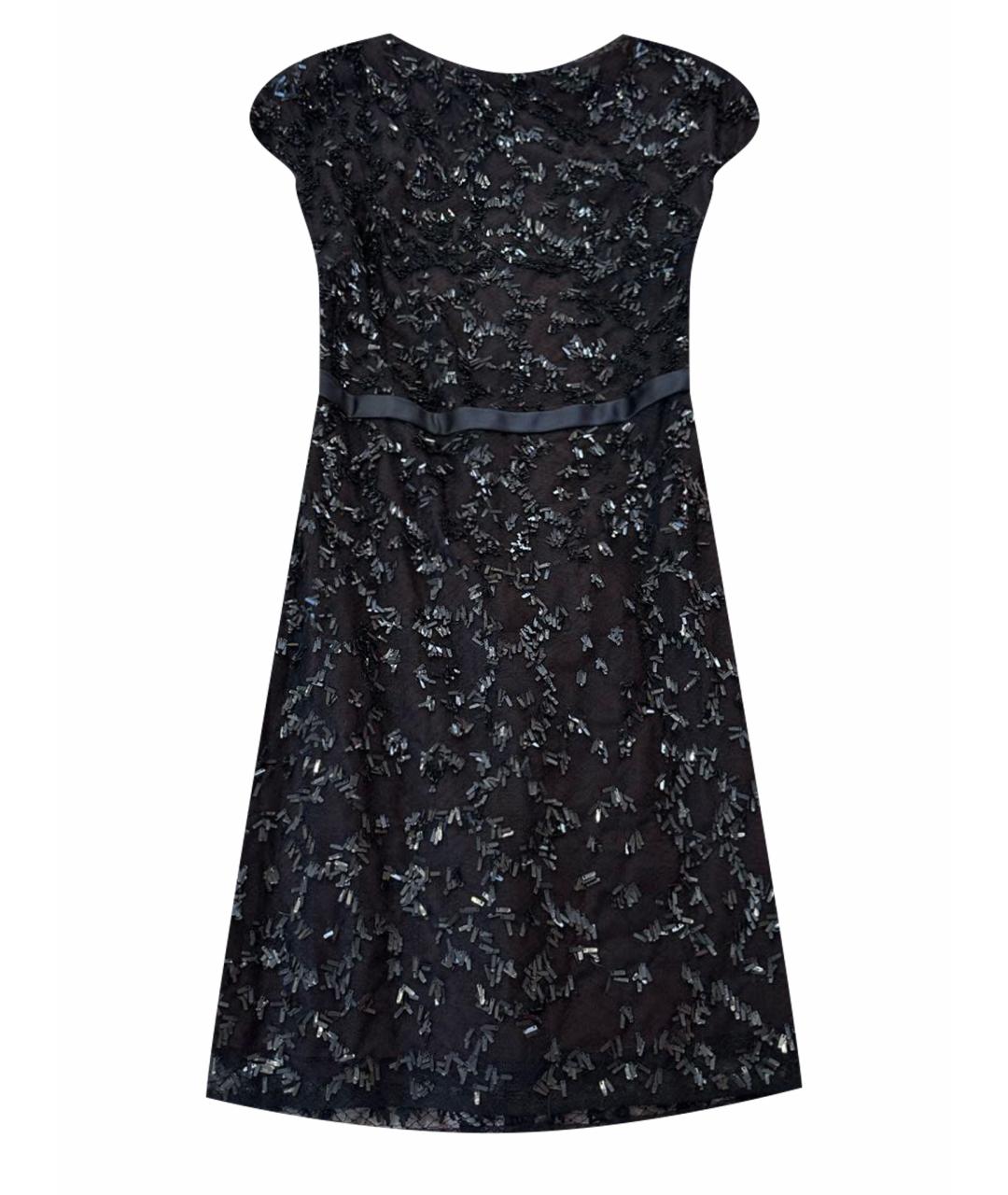 GUCCI Черное шелковое вечернее платье, фото 1