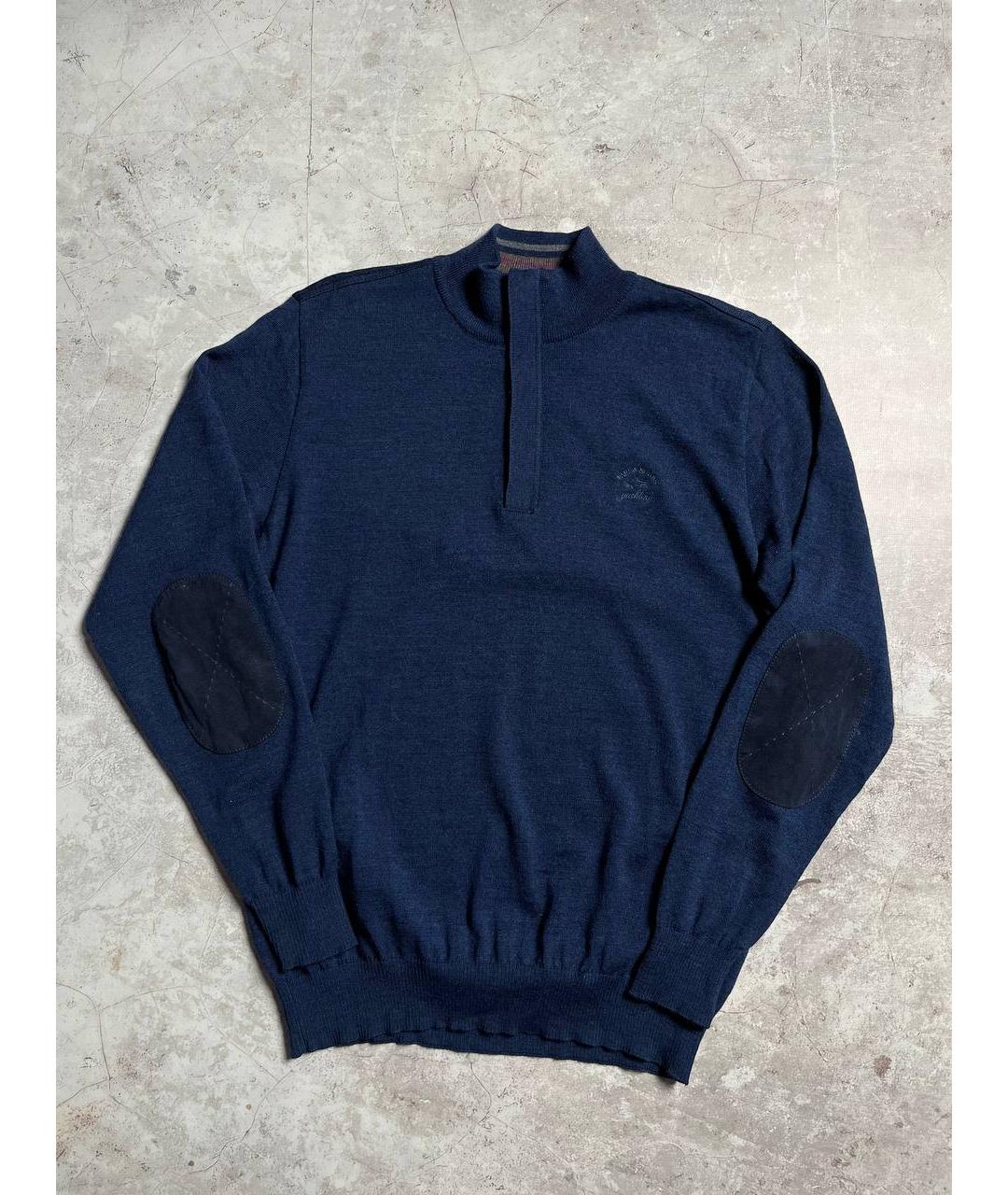 PAUL & SHARK Синий шерстяной джемпер / свитер, фото 10