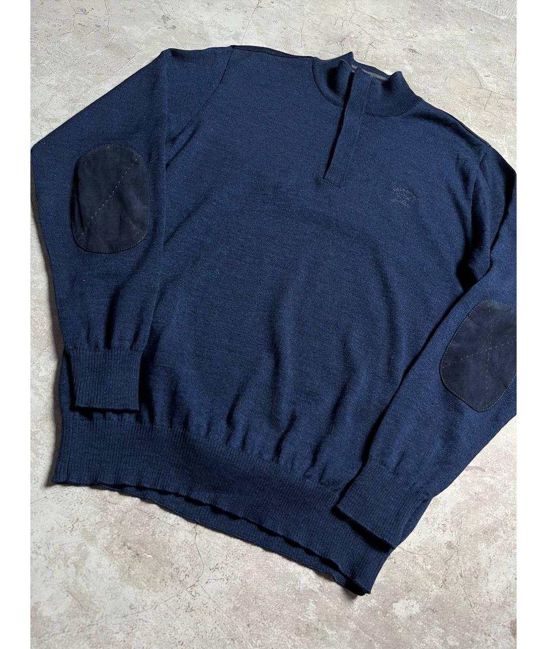 PAUL & SHARK Синий шерстяной джемпер / свитер, фото 9