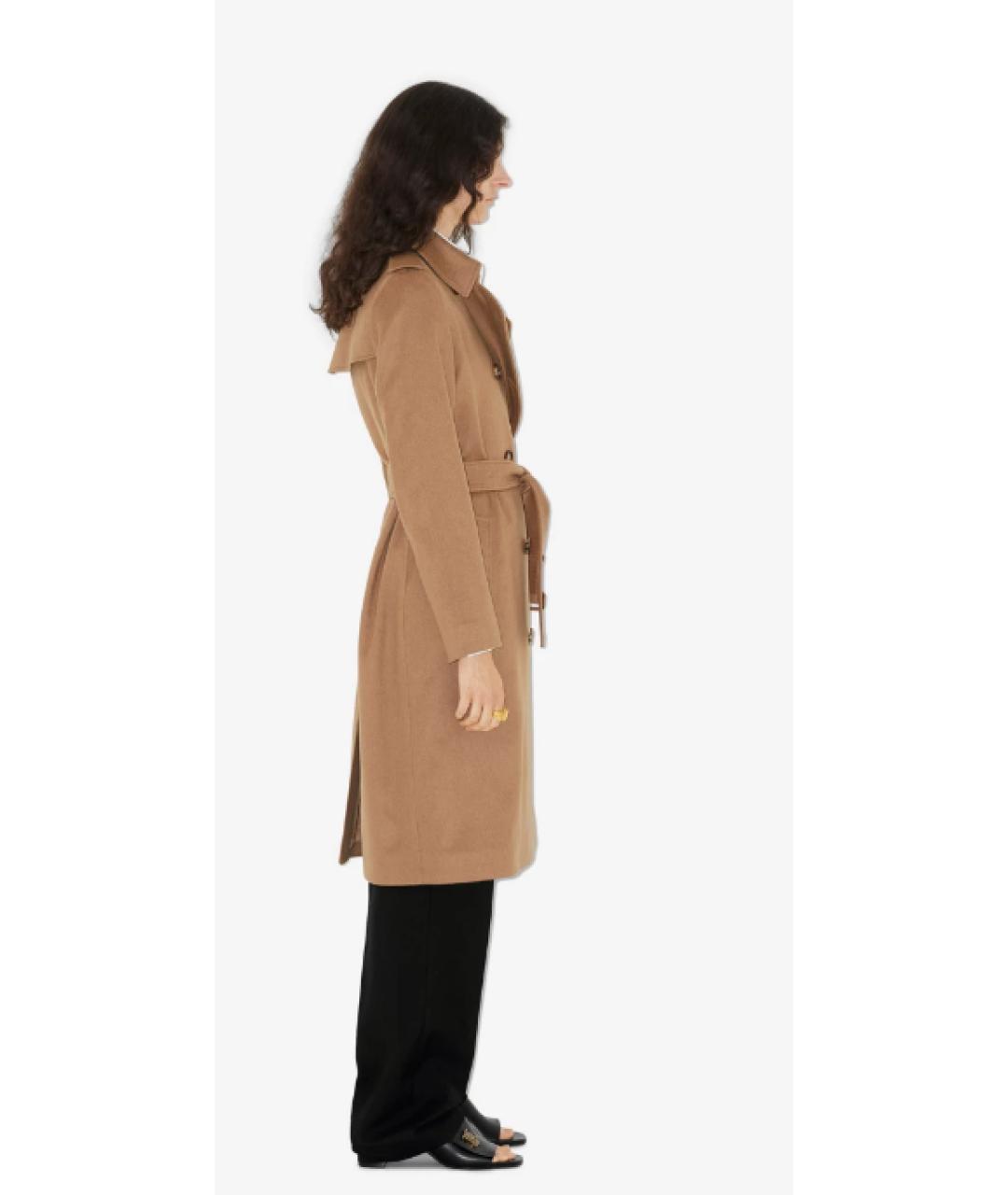BURBERRY Коричневое кашемировое пальто, фото 2
