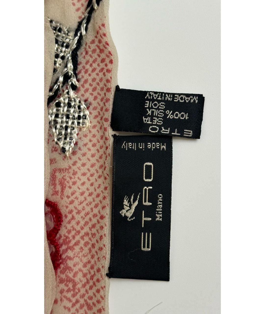 ETRO Мульти шелковый шарф, фото 6