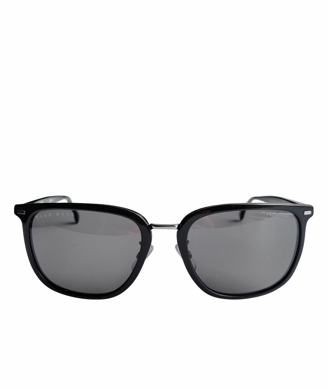 HUGO BOSS Черные солнцезащитные очки, фото 1