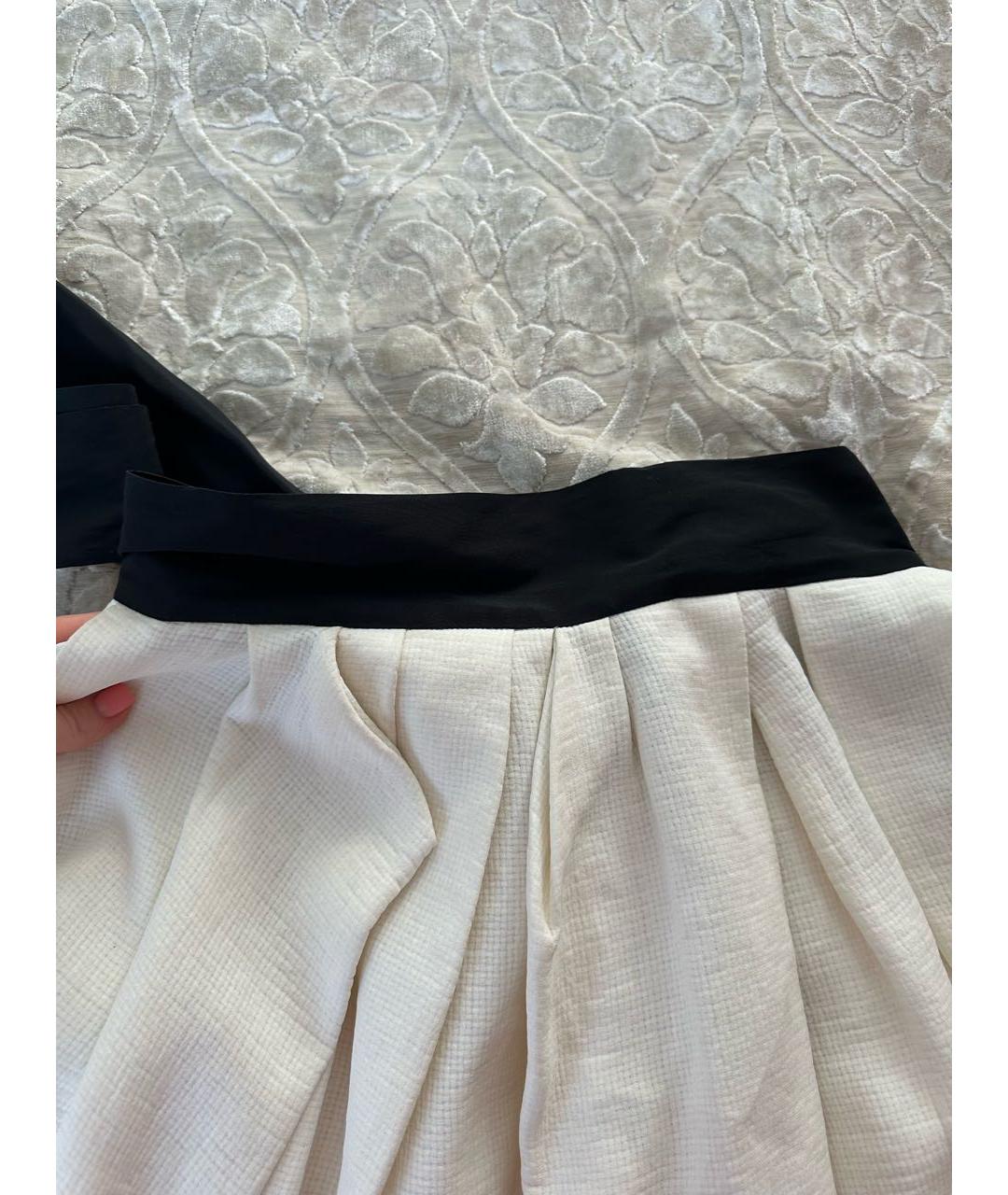 LANVIN Белая юбка мини, фото 3