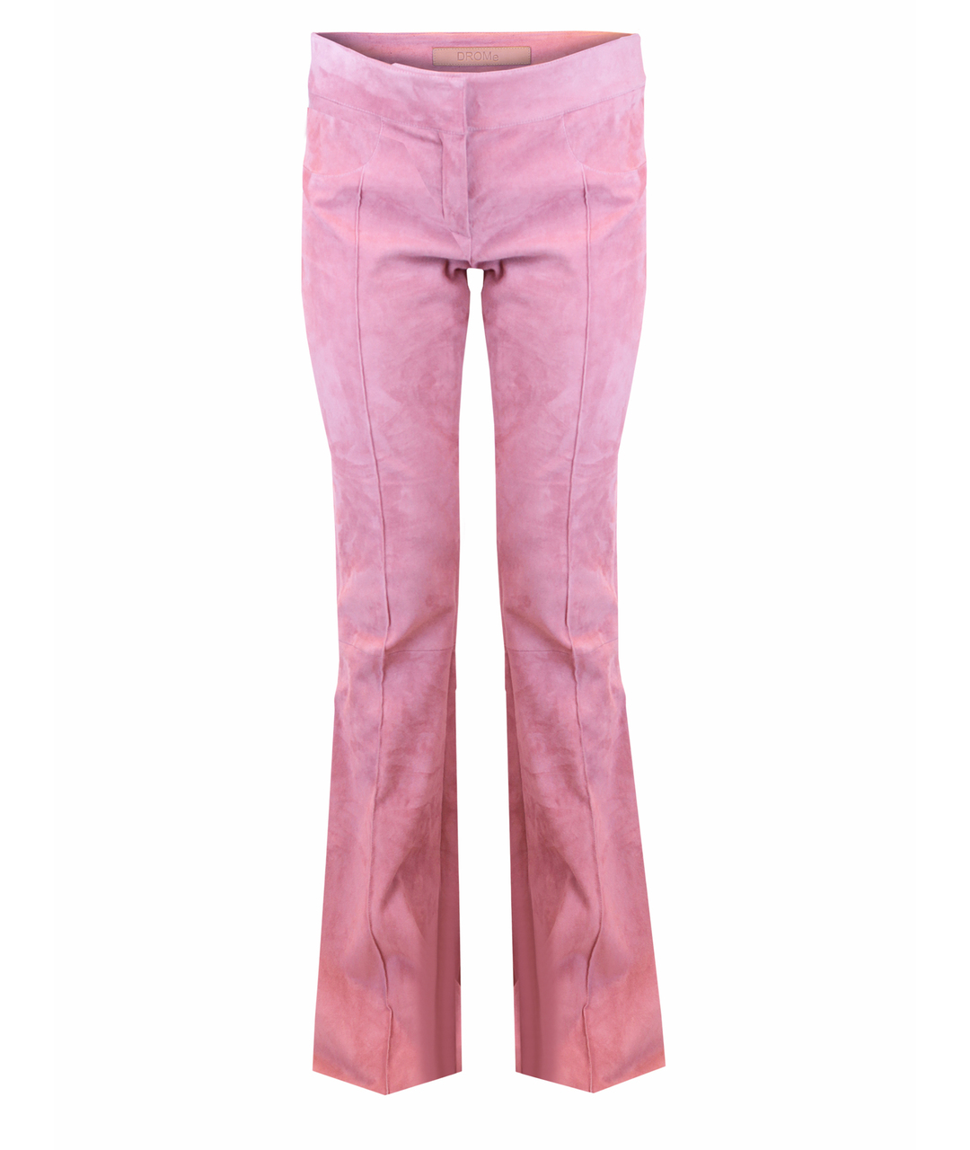 DROME Розовые замшевые брюки широкие, фото 1