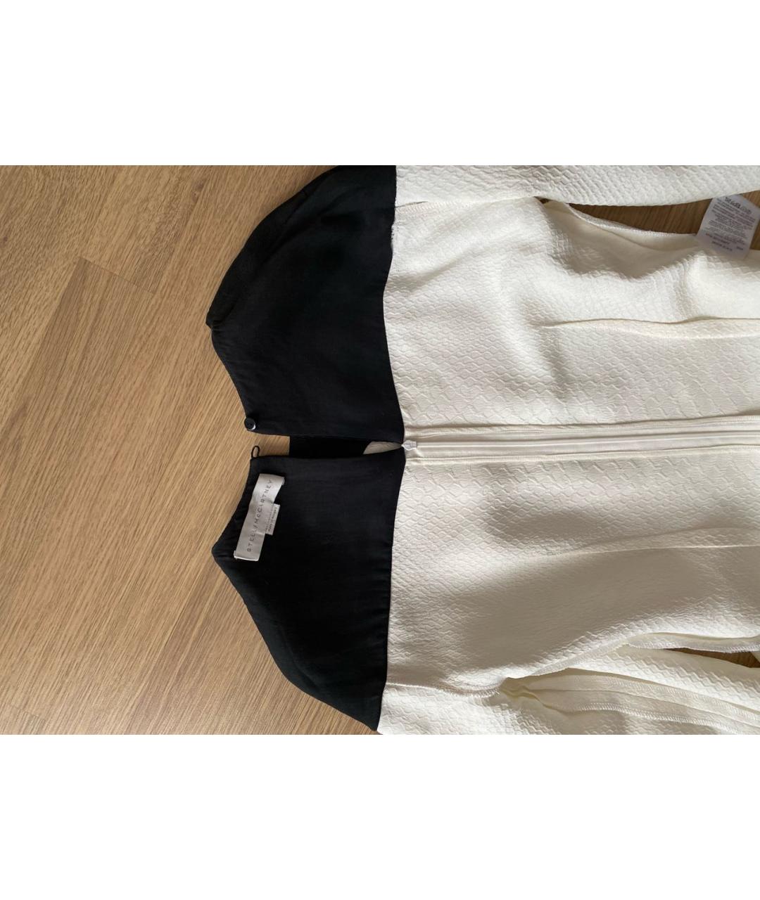 STELLA MCCARTNEY Белое вискозное коктейльное платье, фото 3