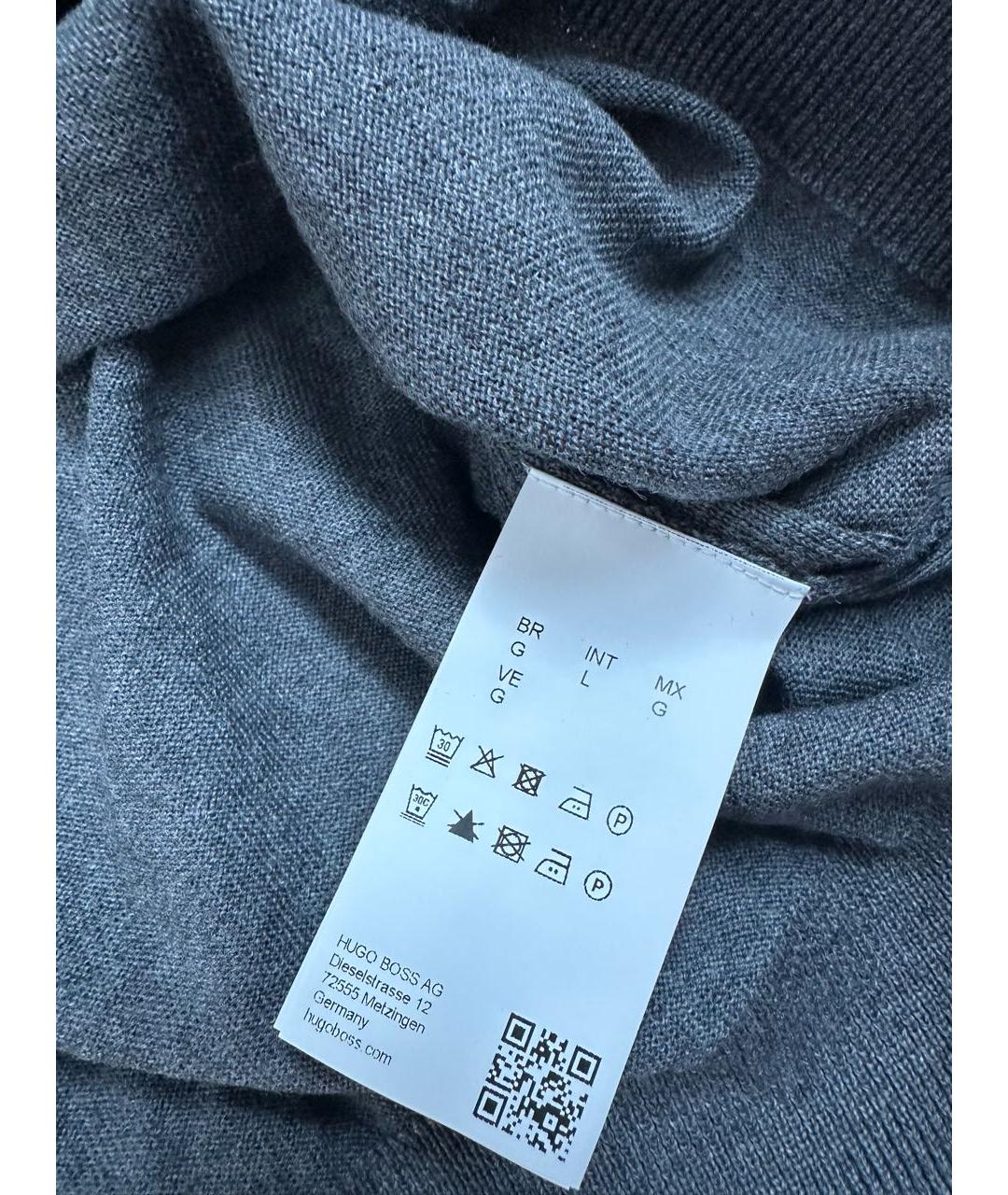 HUGO BOSS Серый джемпер / свитер, фото 4