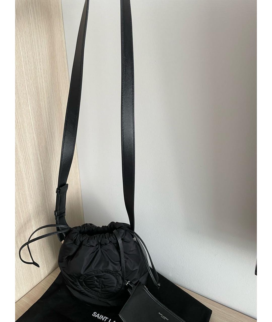 SAINT LAURENT Черная сумка через плечо, фото 4