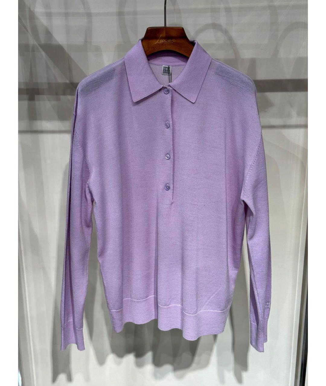TOTEME Фиолетовая блузы, фото 5