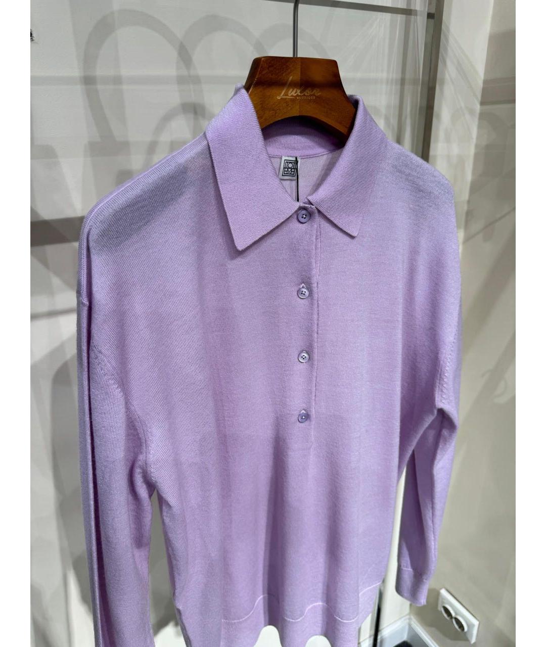 TOTEME Фиолетовая блузы, фото 2
