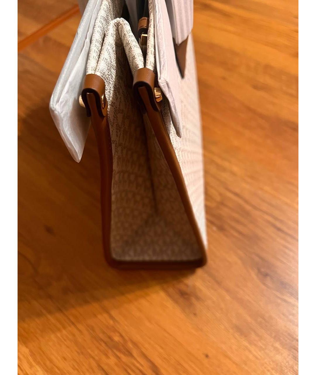 MICHAEL KORS Бежевая сумка тоут, фото 5