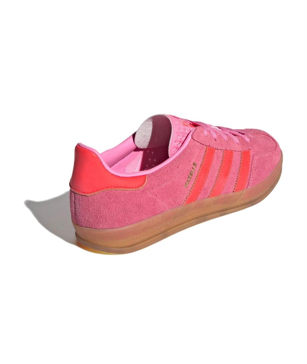 ADIDAS Розовые кожаные кроссовки, фото 3