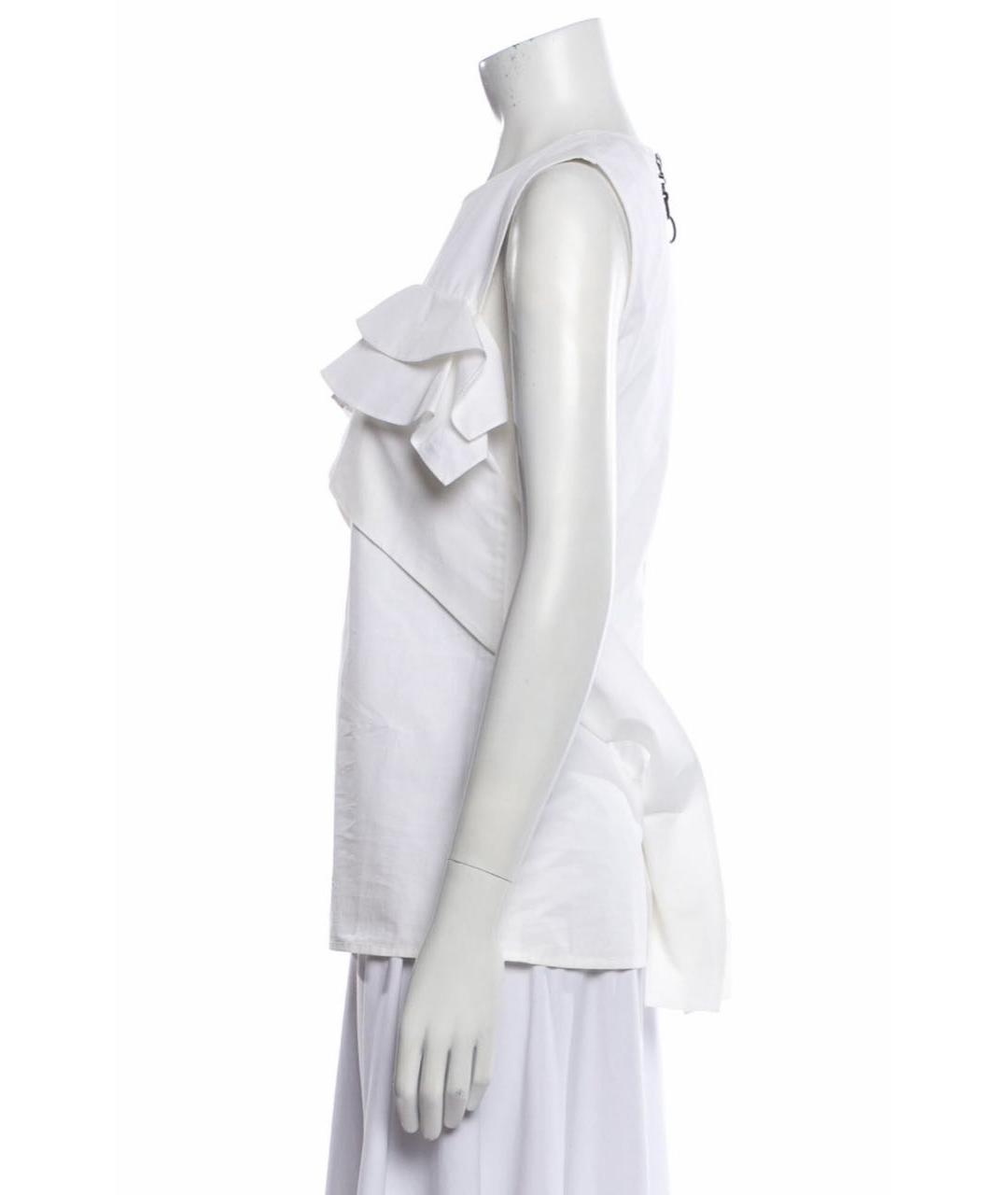 LOUIS VUITTON PRE-OWNED Белая хлопковая блузы, фото 5