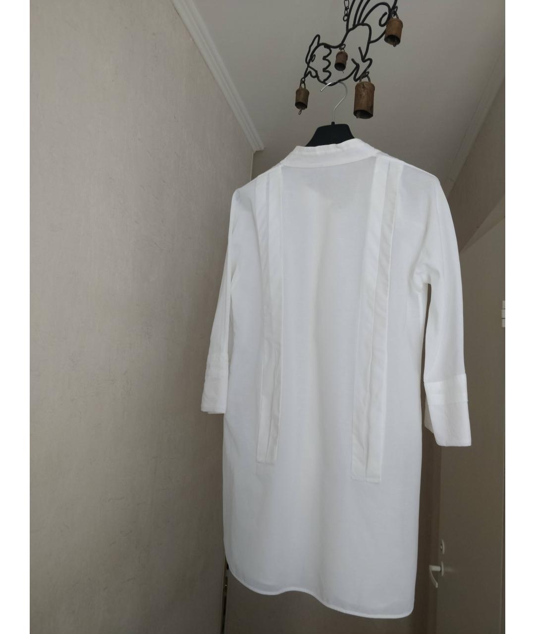 JIL SANDER Белая льняная рубашка, фото 2