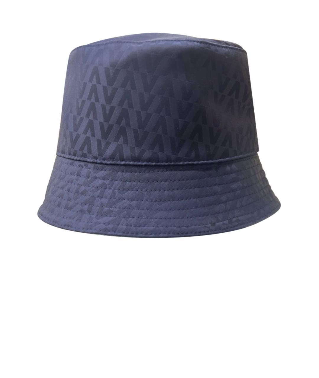 VALENTINO Темно-синяя синтетическая кепка/бейсболка, фото 1