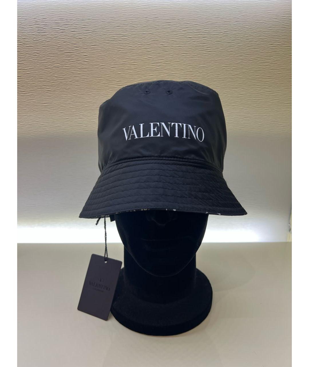 VALENTINO Черная синтетическая кепка/бейсболка, фото 5