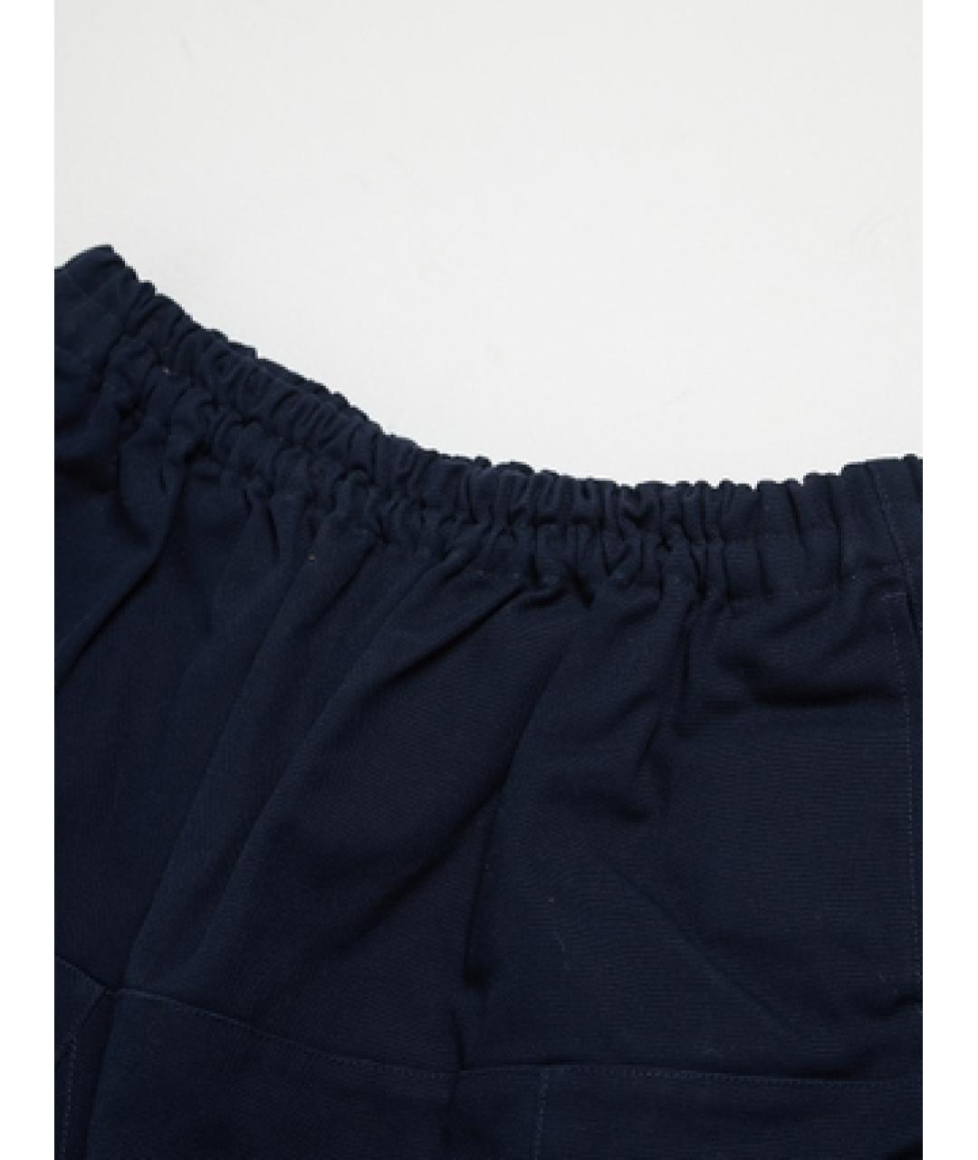 RAF SIMONS Темно-синие хлопковые повседневные брюки, фото 3