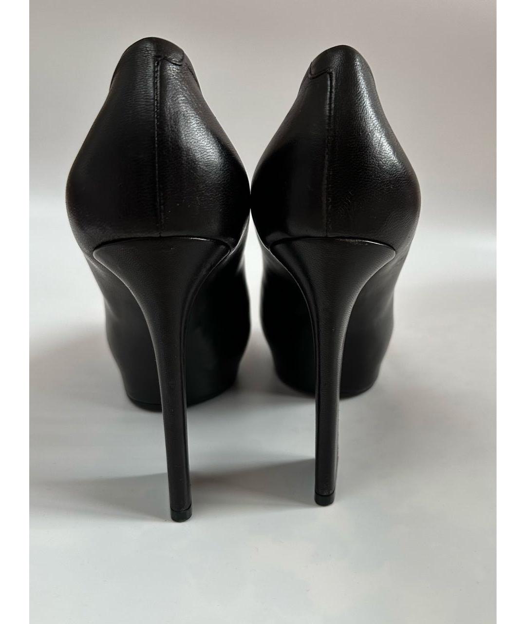 CELINE PRE-OWNED Черные кожаные туфли, фото 5