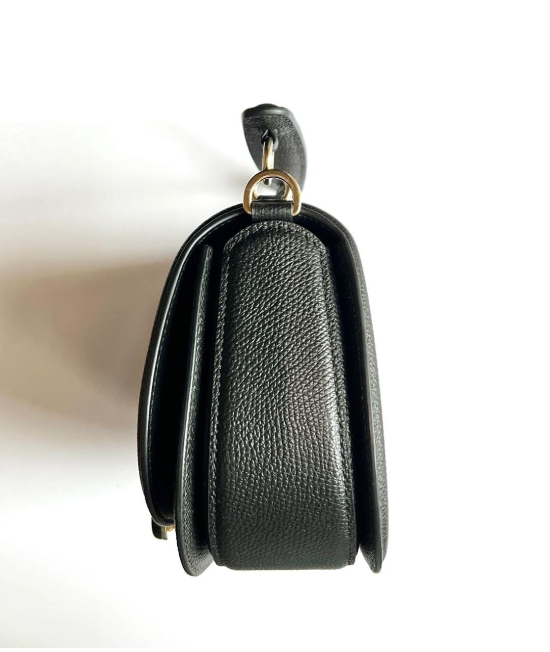 VALENTINO Черная кожаная сумка на плечо, фото 2