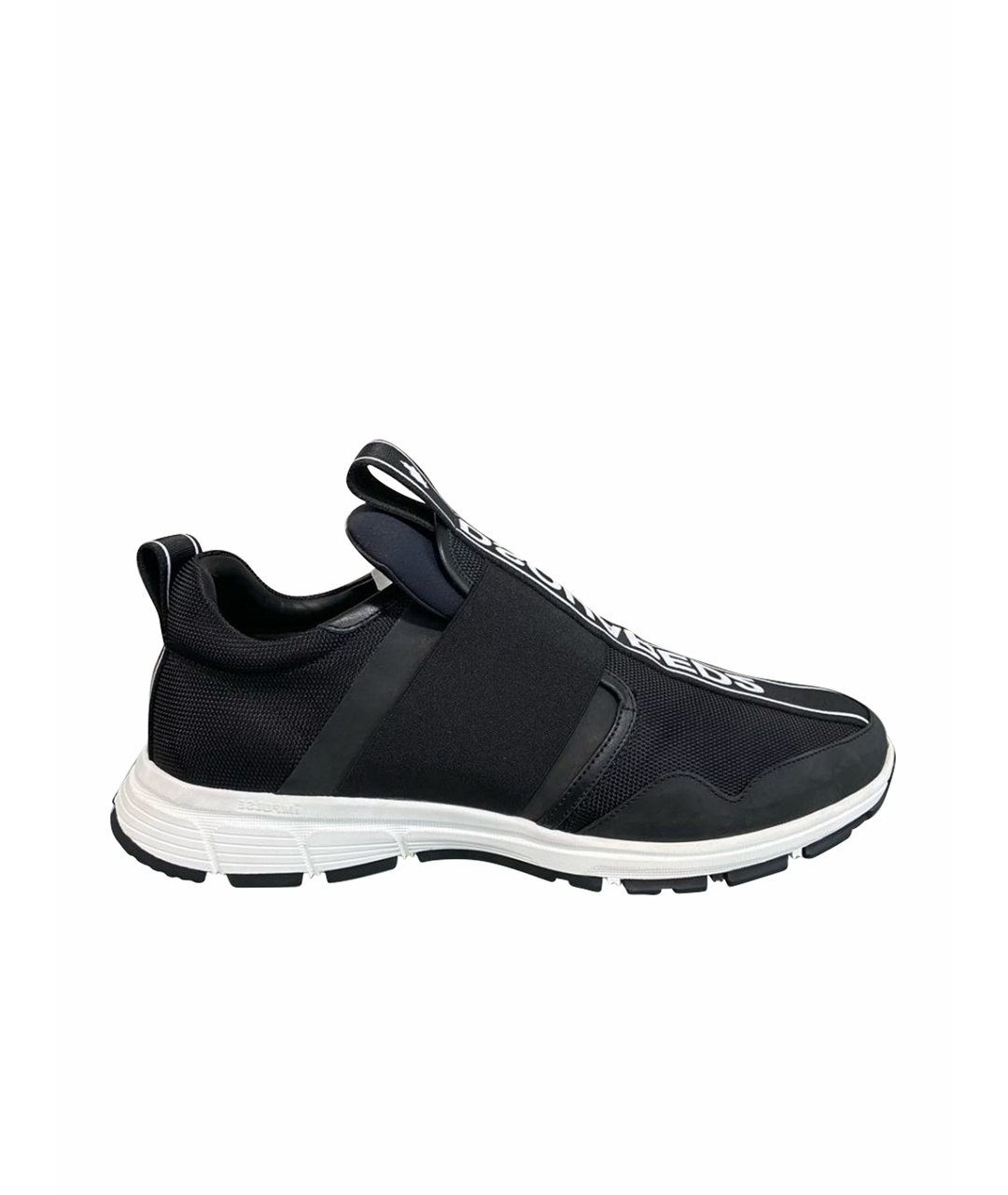 DSQUARED2 Черные синтетические низкие кроссовки / кеды, фото 1