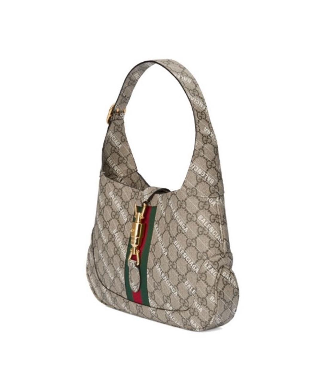 GUCCI Бежевая сумка с короткими ручками, фото 2