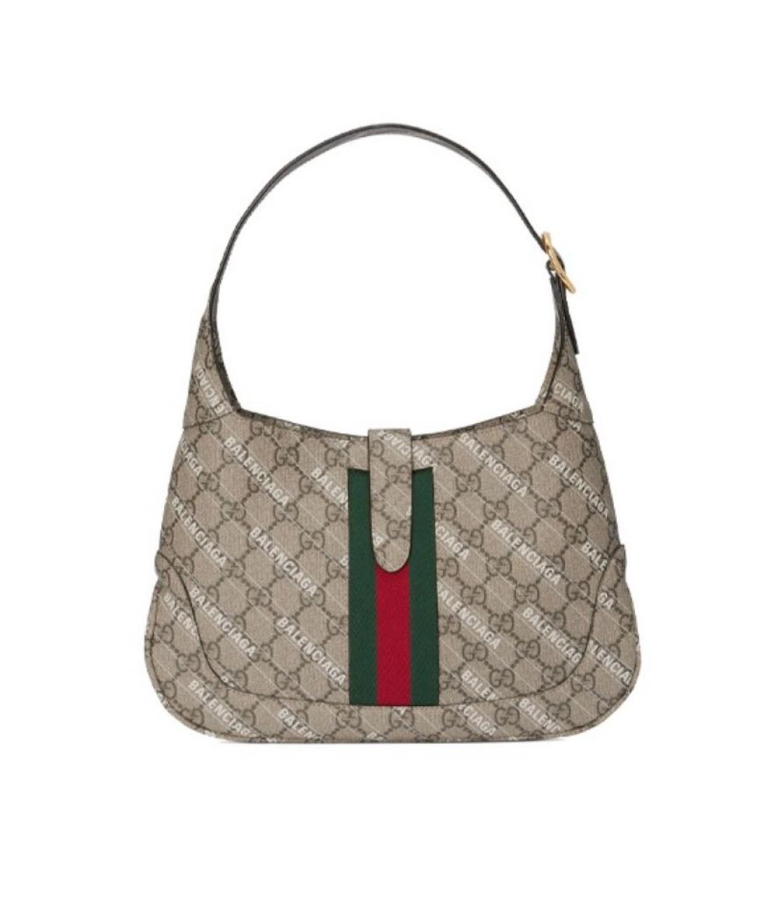 GUCCI Бежевая сумка с короткими ручками, фото 3
