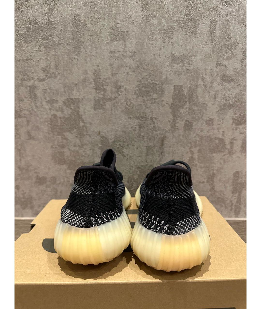 ADIDAS YEEZY Черные текстильные кроссовки, фото 4