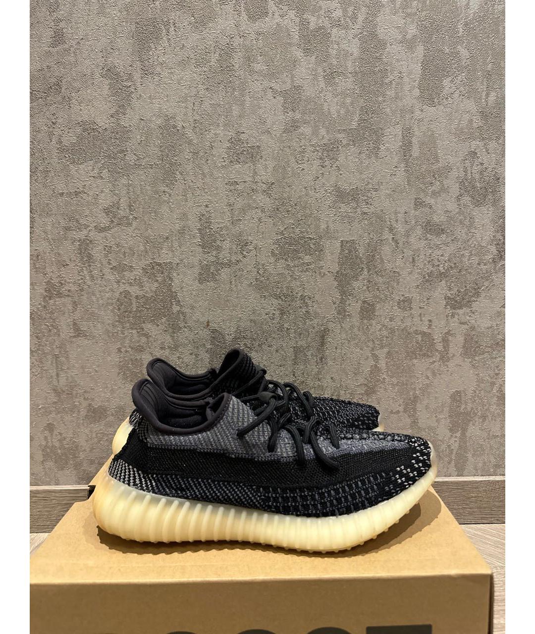 ADIDAS YEEZY Черные текстильные кроссовки, фото 6