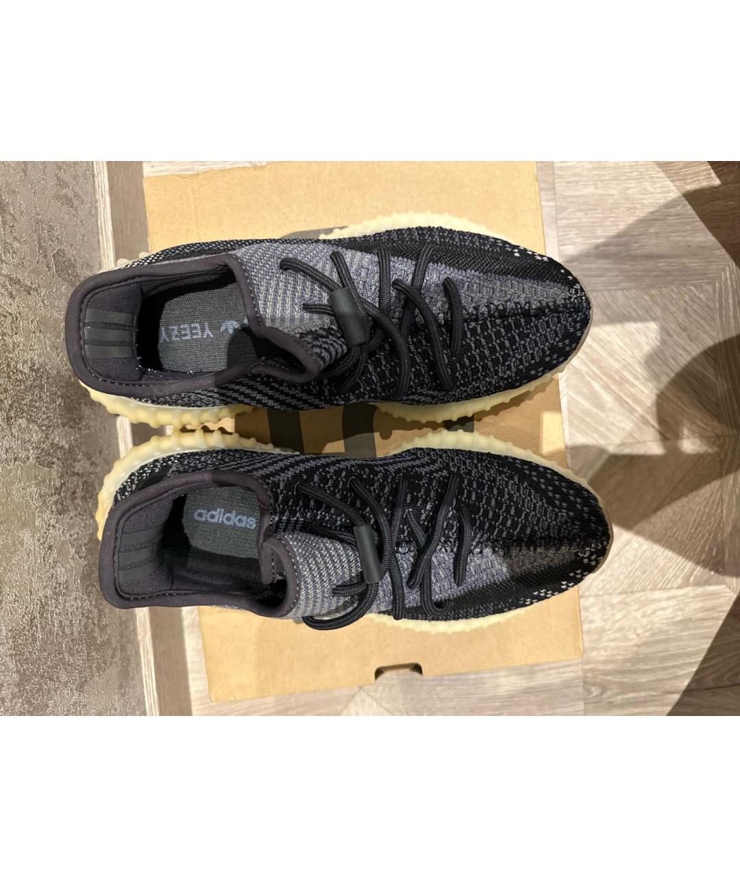 ADIDAS YEEZY Черные текстильные кроссовки, фото 3