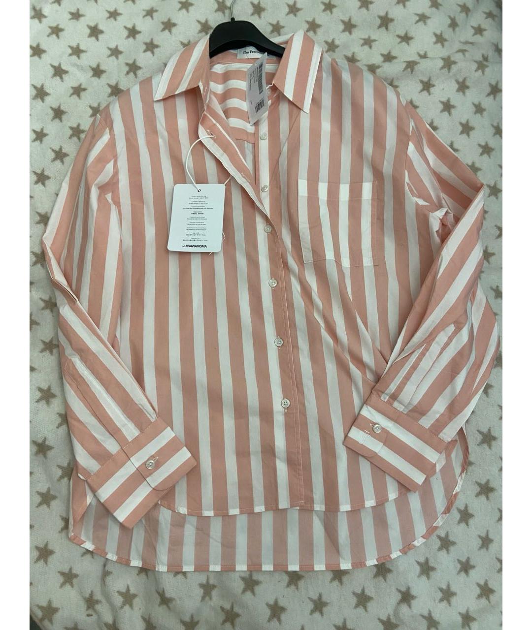 THE FRANKIE SHOP Розовая хлопковая рубашка, фото 2