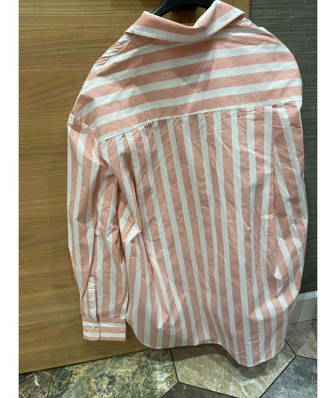 THE FRANKIE SHOP Розовая хлопковая рубашка, фото 6