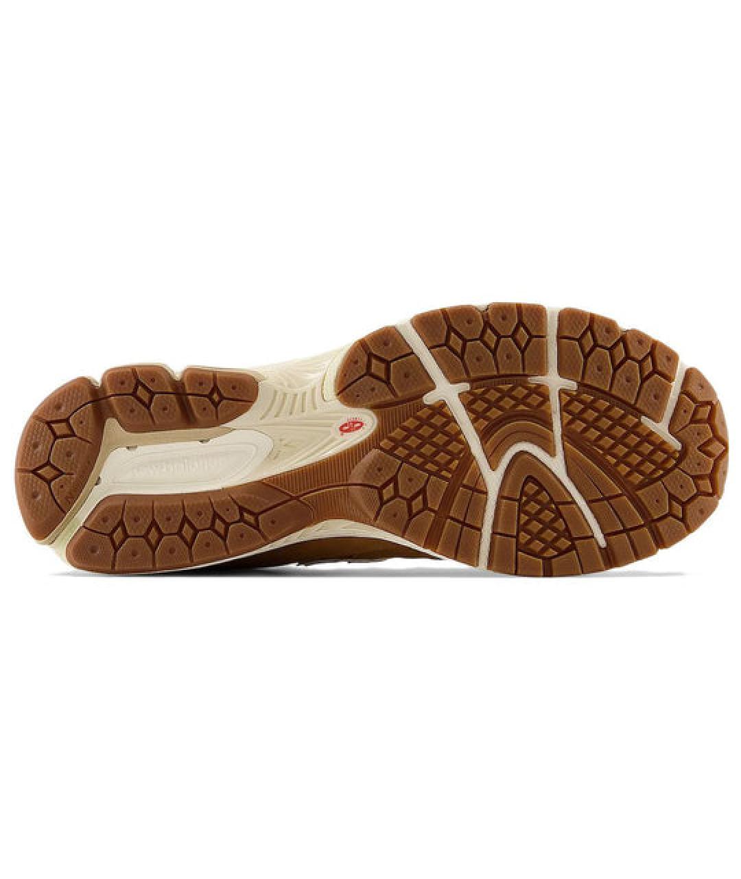 NEW BALANCE Желтые нубуковые низкие кроссовки / кеды, фото 4