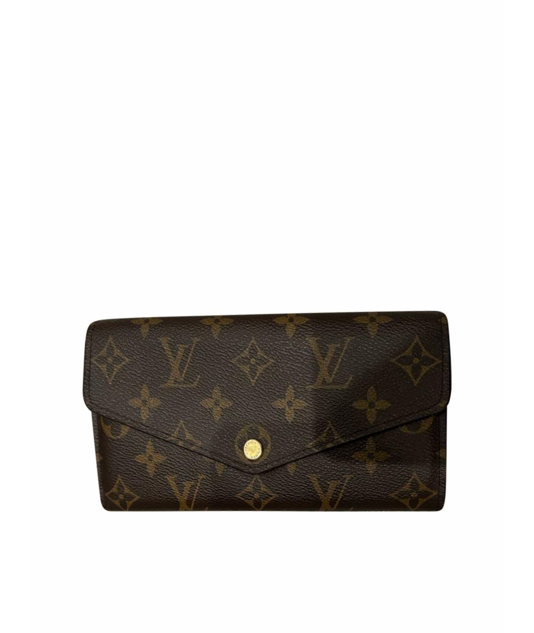 LOUIS VUITTON PRE-OWNED Коричневый кошелек, фото 1