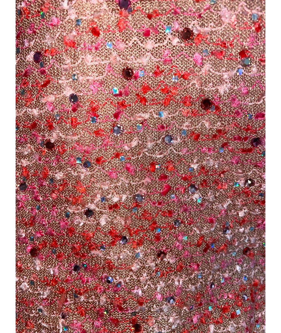 ST. JOHN Розовое вискозное платье, фото 3