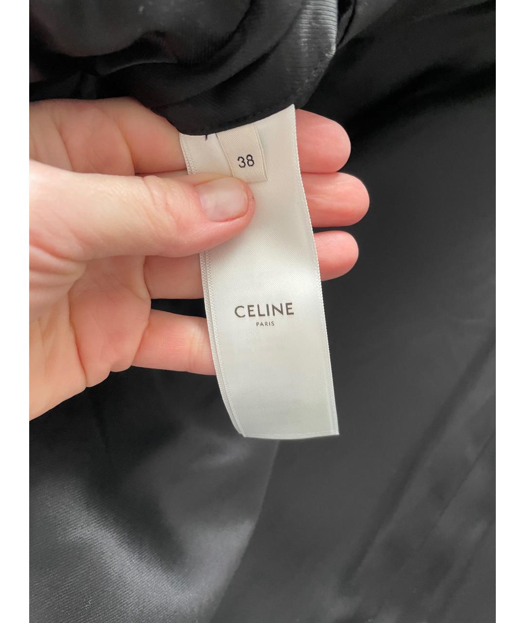 CELINE PRE-OWNED Серое шерстяное пальто, фото 7