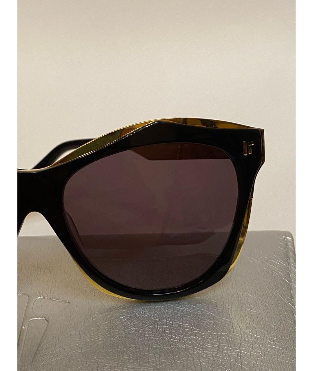 IRRESISTOR Черные пластиковые солнцезащитные очки, фото 5