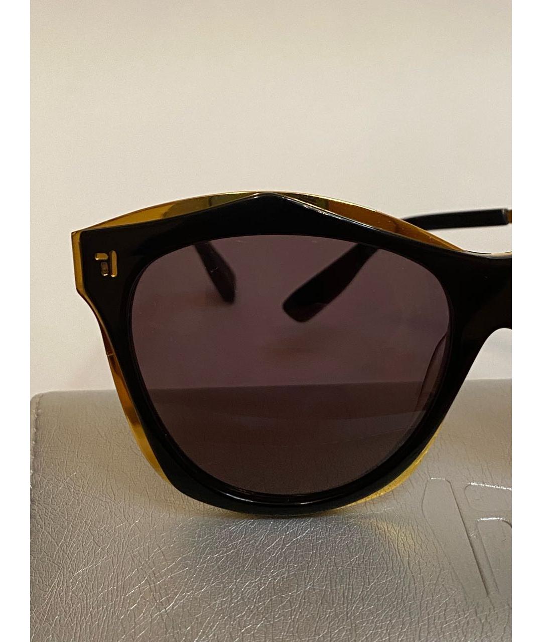 IRRESISTOR Черные пластиковые солнцезащитные очки, фото 4