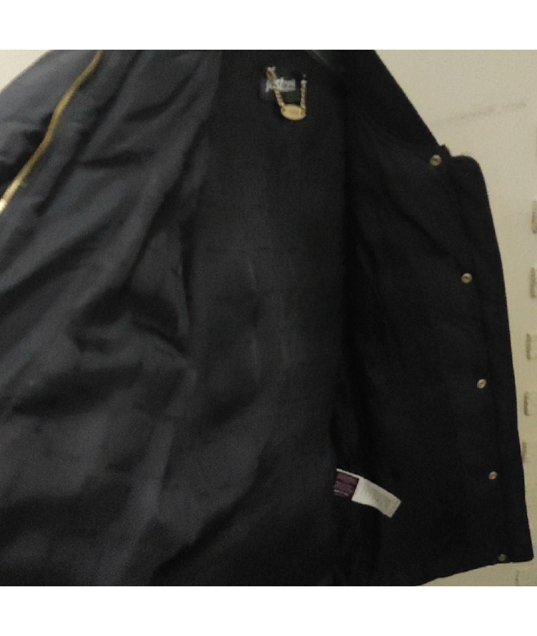 ROBERTO CAVALLI Черная полиэстеровая куртка, фото 3