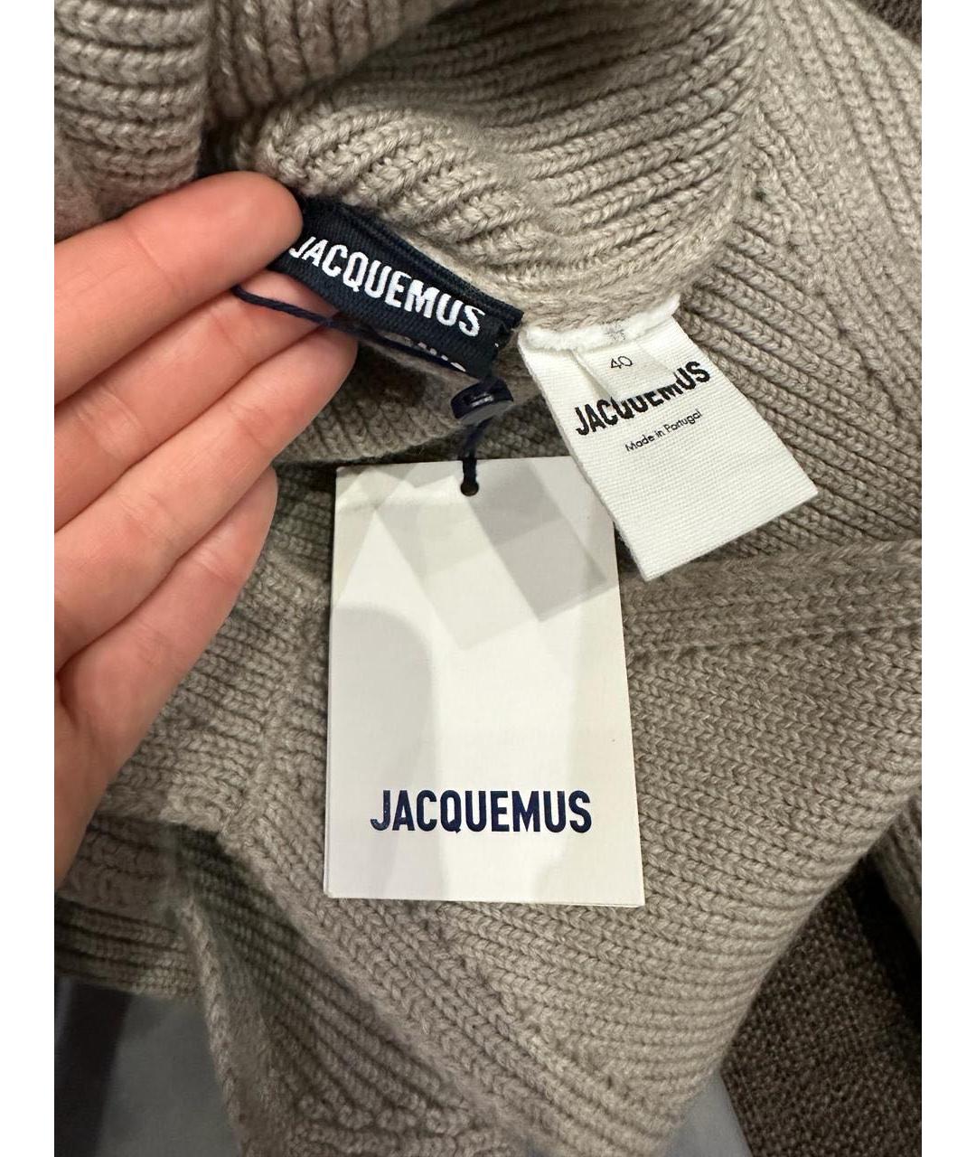 JACQUEMUS Серый джемпер / свитер, фото 8