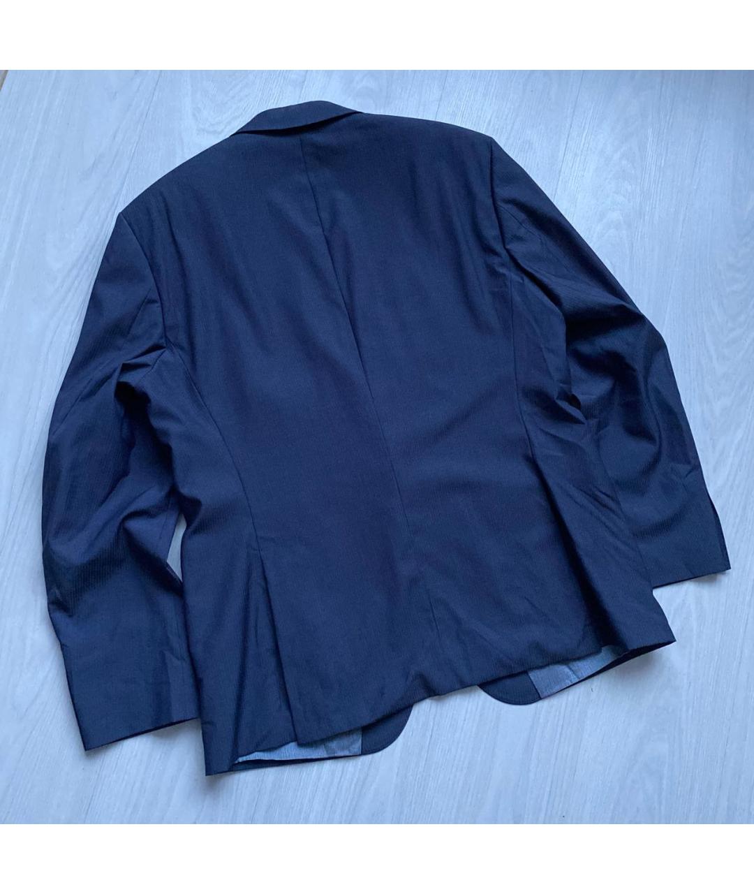 HUGO BOSS Темно-синий шерстяной пиджак, фото 8