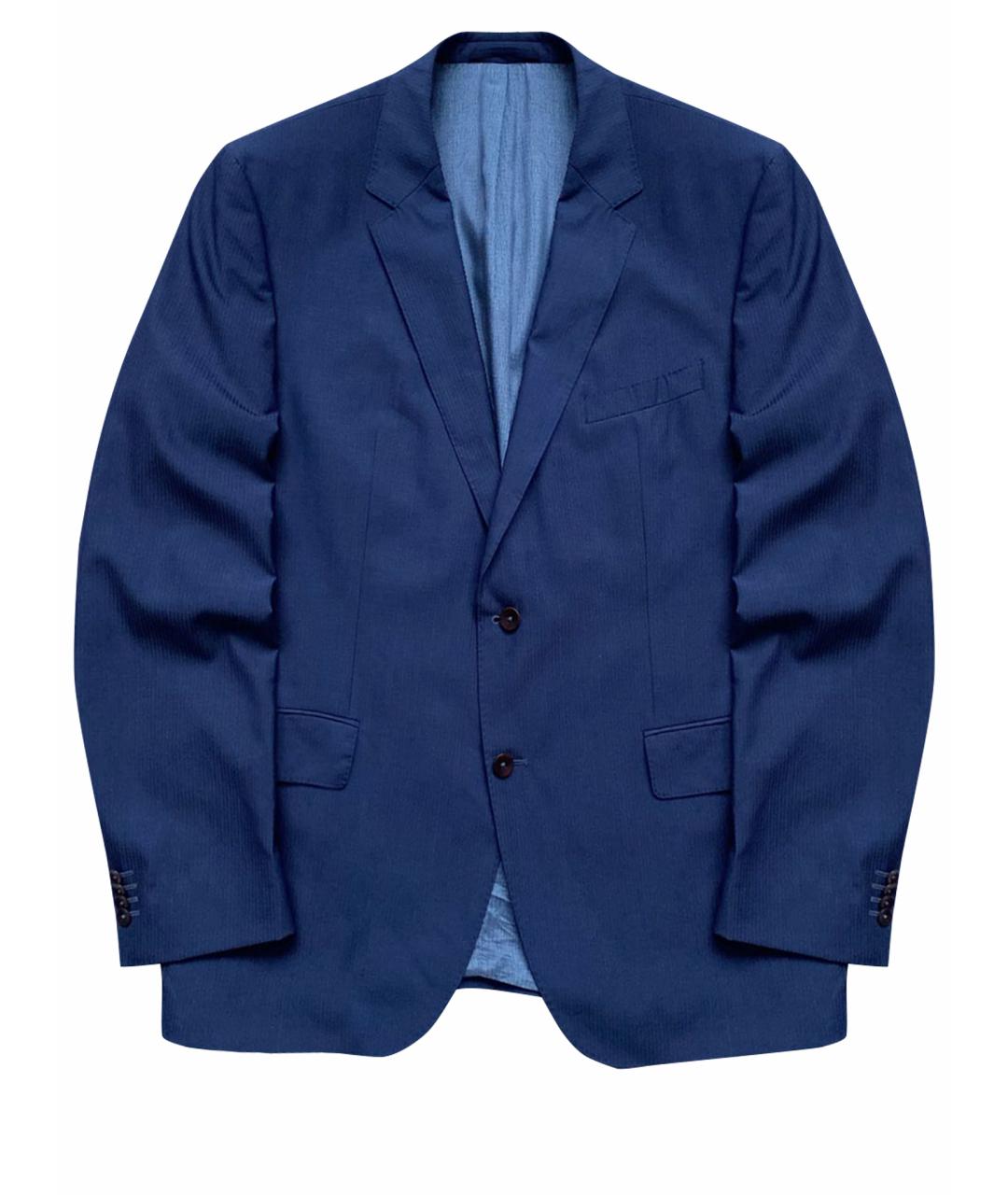 HUGO BOSS Темно-синий шерстяной пиджак, фото 1