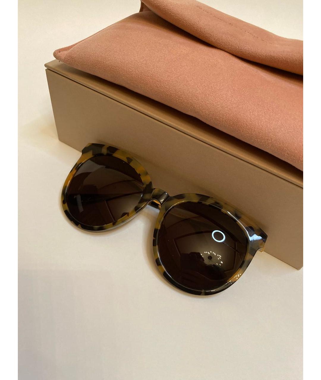 GENTLE MONSTER Горчичные пластиковые солнцезащитные очки, фото 7