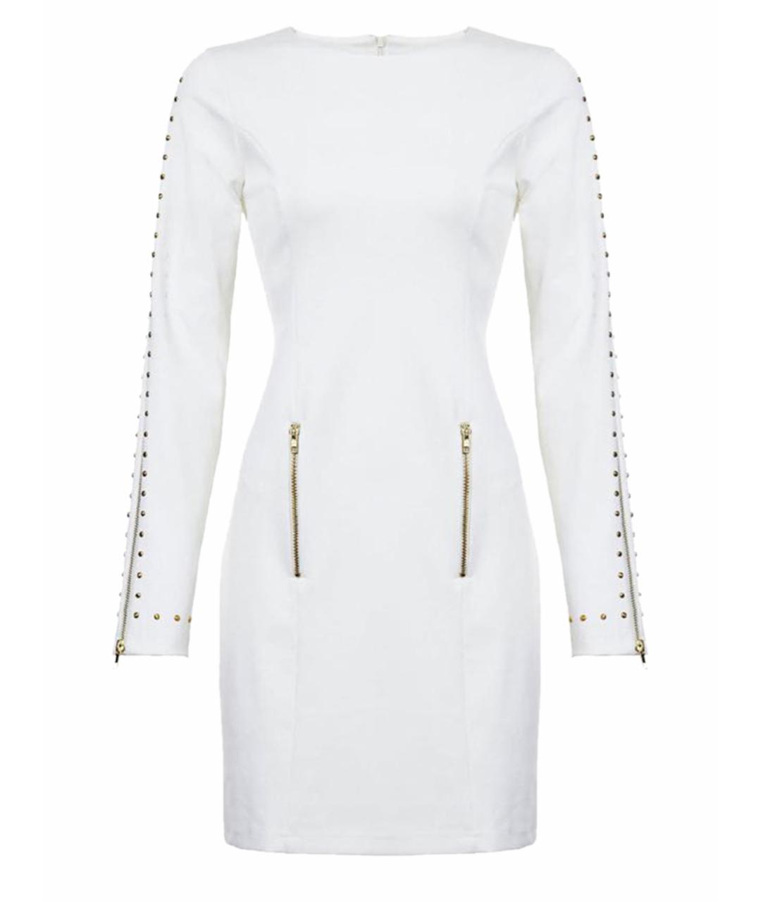 MICHAEL KORS Белое полиэстеровое коктейльное платье, фото 1